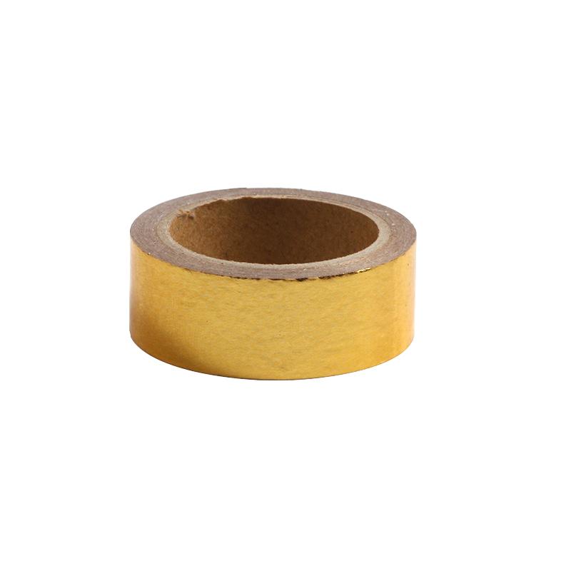 

15Mm*5M Tape Diary Decoration Diy Masking Adhesiva For Scrapbooking Supplies Party Gift Gold/Silver/Rose Gold A1