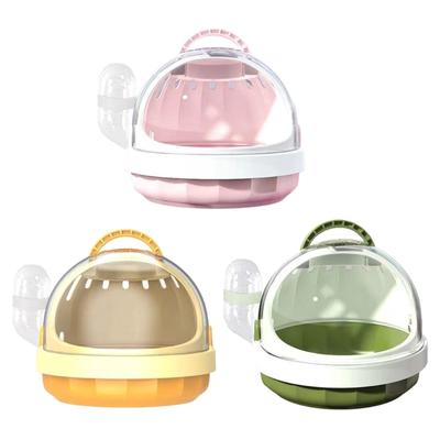 Carry Carrier Box for Small Pet Ventilable Transportation Carry Cage Carry Box for Hamster Small Pet Travel Carrier