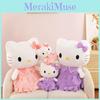 Kt Cat Plush Toy With Dress Cartoon Stuffed Doll For Valentines Day Gift