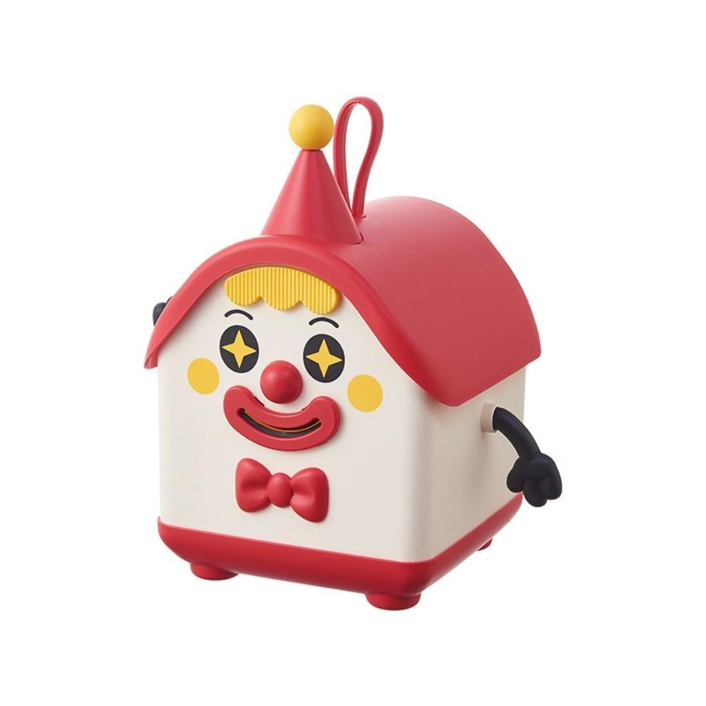 

Cartoon House Joker Coin Savings Tank Durable Large Capacity Money Tank INS Plastic Kids Storage Box Collection червоний