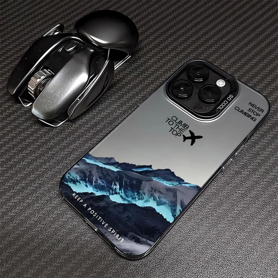 Case for iPhone 17 Pro Max 15 12 Pro 13 16 Air 11 14 Plus Phone Cover Scenic Airplane Mountain
