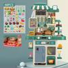 70cm Large Kids' Kitchen Counter Play Set - Cooking, Frying, Spray Simulation Stove Toy