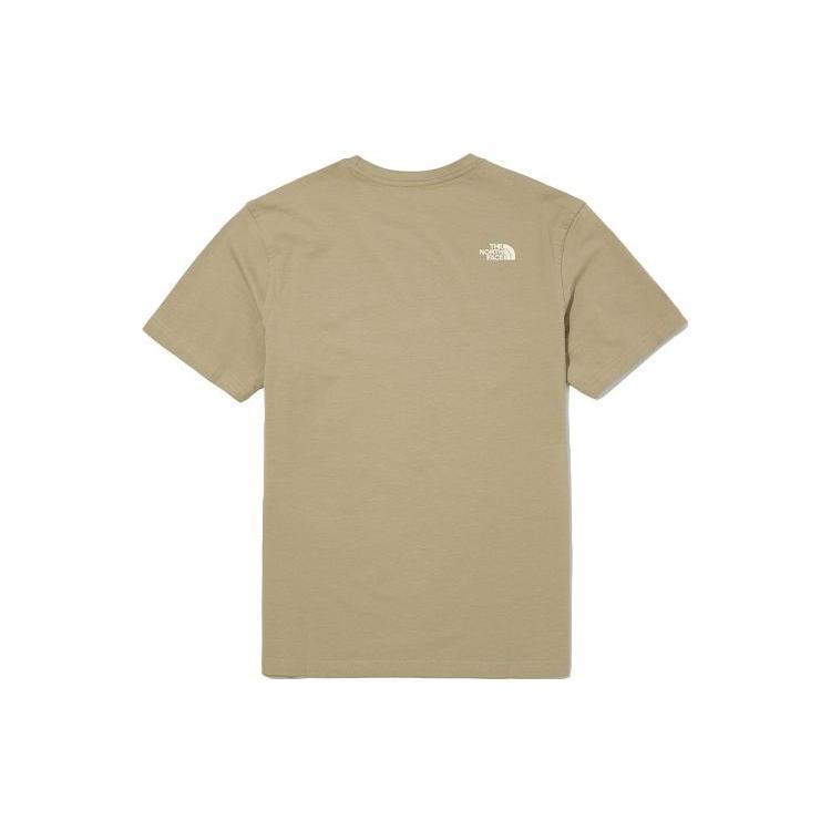 THE NORTH FACE T Shirt Unisex Khaki NT7UN02E