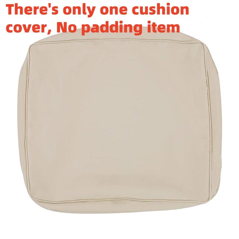 

1pcs Cushion Cover All-inclusive Zipper Sofa Cushion Cover , Suitable for Outdoor, Natural And Breathable Fabric Cushion Cover 18x16x4inch світло-жовтого кольору