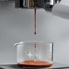 MUVNA Glass Coffee Cup Espresso Ounce Cup Coffee Machine with Scale 100ml Measuring Cup Barista Accessories