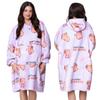 Blanket Sweatshirt Oversize Warm Thick Blanket Sweatshirt 2In1Xxl Capybara Furry [Ub-Kb-Wz-9]