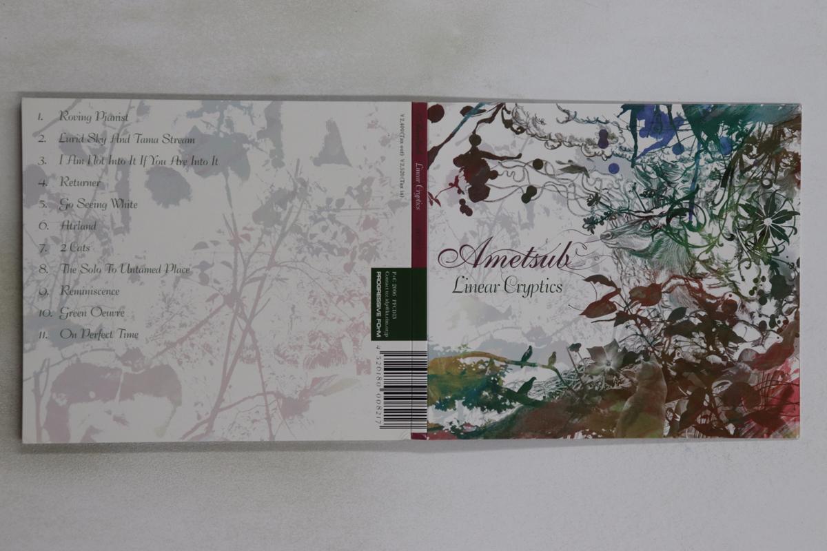

CD AMETSUB - Linear Cryptics PFCD13 PROGRESSIVE FOR 2006 Japan Dance & Electronica Used