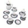 1:12 Dollhouse Miniature Porcelain Tea Set - 15-Piece Toy Model Gift, Multiple Styles Available