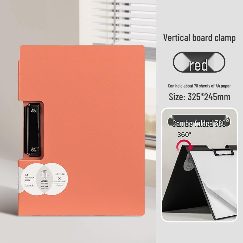 

Deli PE126 Папка-скоросшиватель A4 с двойным зажимом, держатель для документов