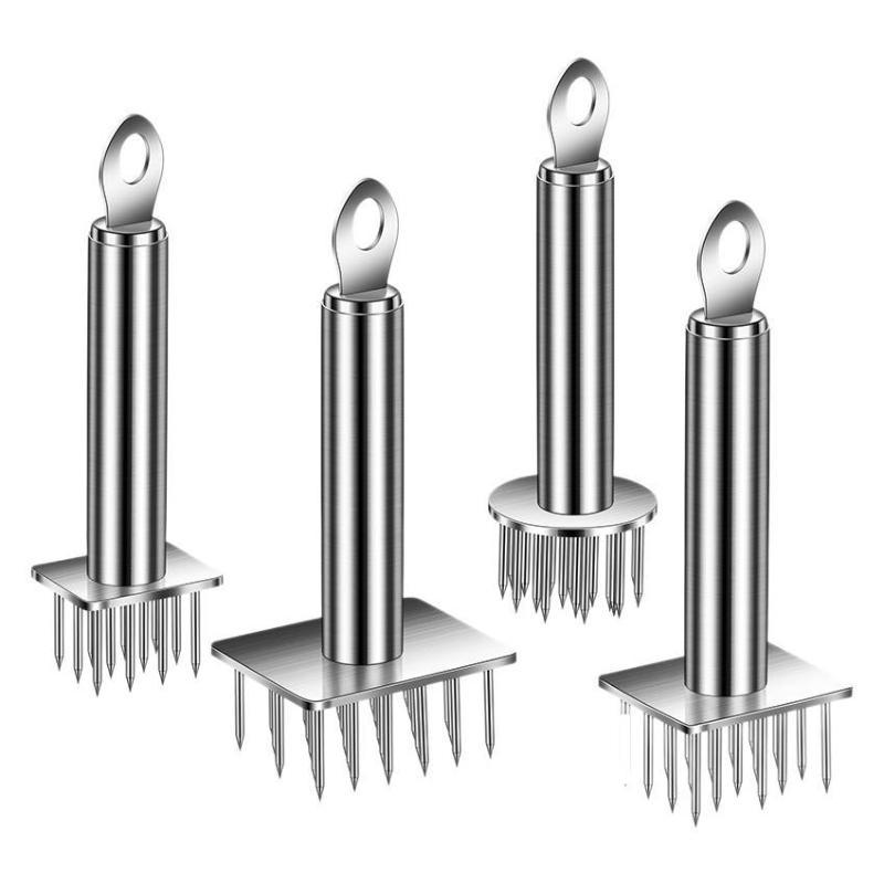 Adoucisseur de viande en acier inoxydable 304 Ultra Aiguisé 12/18/23/28 Aiguilles Maillet de Cuisine Outil Professionnel