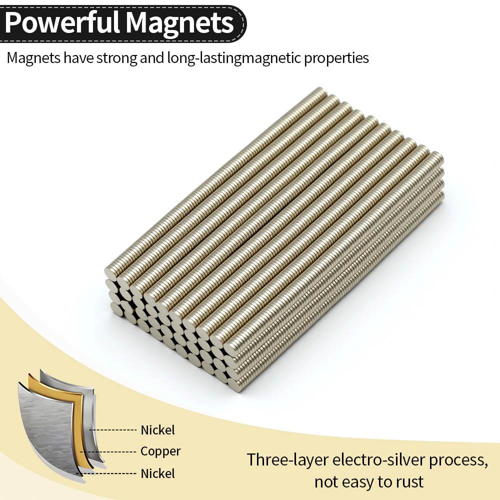 4x1mm Super Strong Neodymium Magnet N35 NdfeB Permanent Magnetic Imanes Round Powerful Magnets Refrigerator Magnet