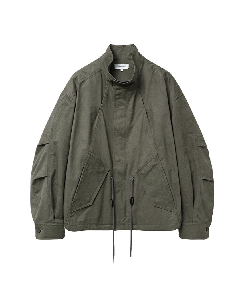MISEKI SEOUL Double Pocket Short Field Jacket Khaki