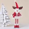 Retractable Festive Ornaments Santa Deer Snowman Polyester Sculpture Space Saving Tabletop Holiday Display