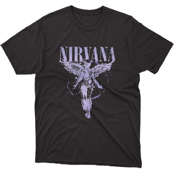 Grayce Nirvana™ Angel-Splatter-T-Shirt im Mutterleib - von Nirvana™ Splatter (USA, Alpha