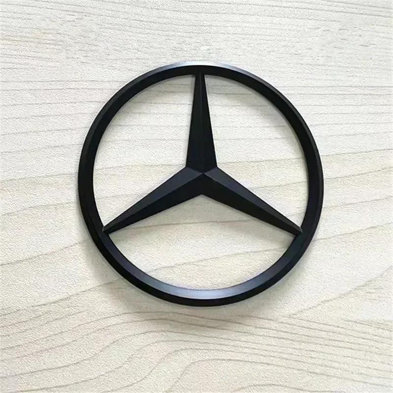 9cm ABS Car Rear Decal Trunk Emblem Sticker for Mercedes Benz S320 W164 W203 W204 W168 C180 E320 A200 CLA CLK CLS ML BC1