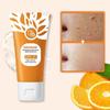 Qvilerk Orange Enzyme Exfoliating Gel Deep Cleansing Dead Skin Remover Moisturizing Face Body Scrub Brightening Pore Cleaning Gel
