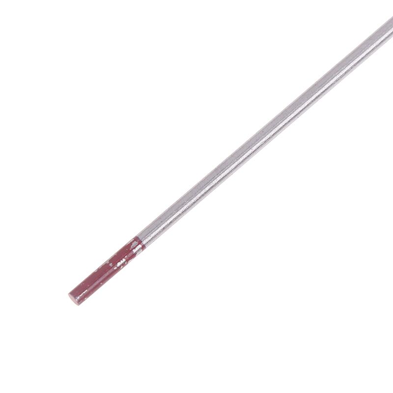 1Pcs Tungsten Electrode Wt20 Welding Tig Red Tip Rod Directional Welding Tungsten Needle Rod Argon Arc Welding Gun Red Tip Rod