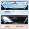 SEAMETAL Windshield Snow Cover In Winter Outdoor Front Window Cover Sun Shade Snow Shield Waterproof Universal for All Weathers