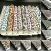 Glitzer Glänzend Funkelnd Leopardenmuster Stoff PU-Leder Wasserdicht DIY Nähen Schleifen Basteln A4/A5 Bögen