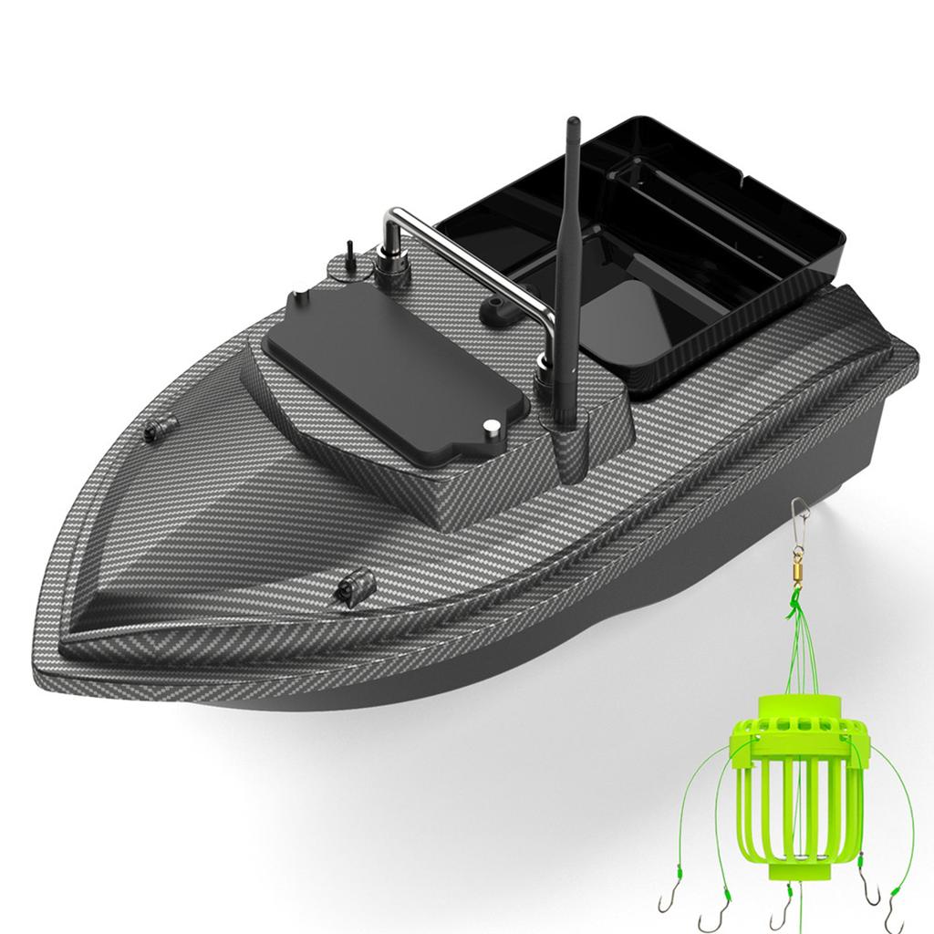 500M Remote Control Bait Boat 2KG Loading RC Fishing Bait Boat Dual Motor Fish Feeder Device
