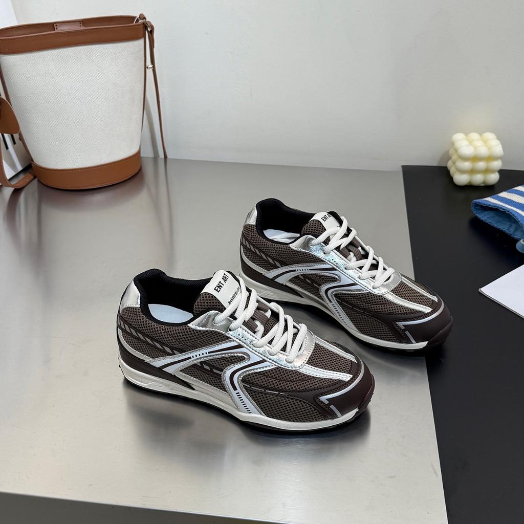 Look Good~ Breathable Mesh Korean Version of German Training Shoes for Women, New Models In Autumn 2025, Small Forrest Gump Sneakers for Women