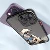 Cartoon Cute Couple Case for iPhone 17 Pro Max Air 16 Plus 7 8 SE 14 15 13 Mini 11 12 XS XR Funda Back Phone Cover