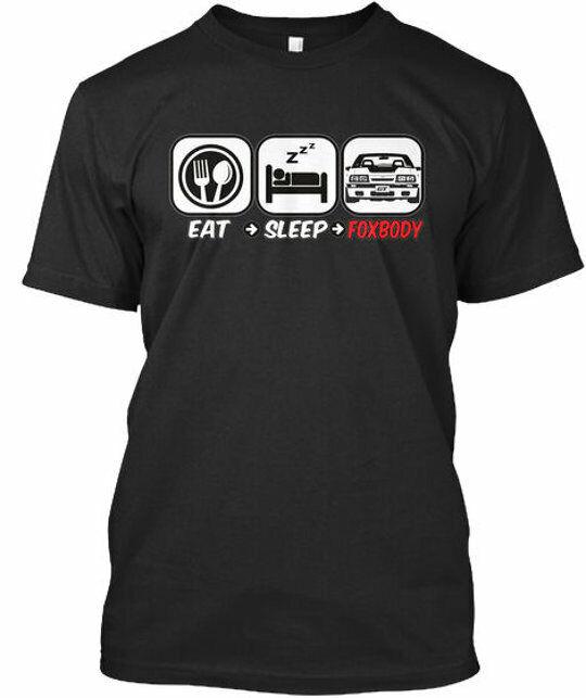 

Футболка унисекс Eat Sleep Eye Foxbody Premium