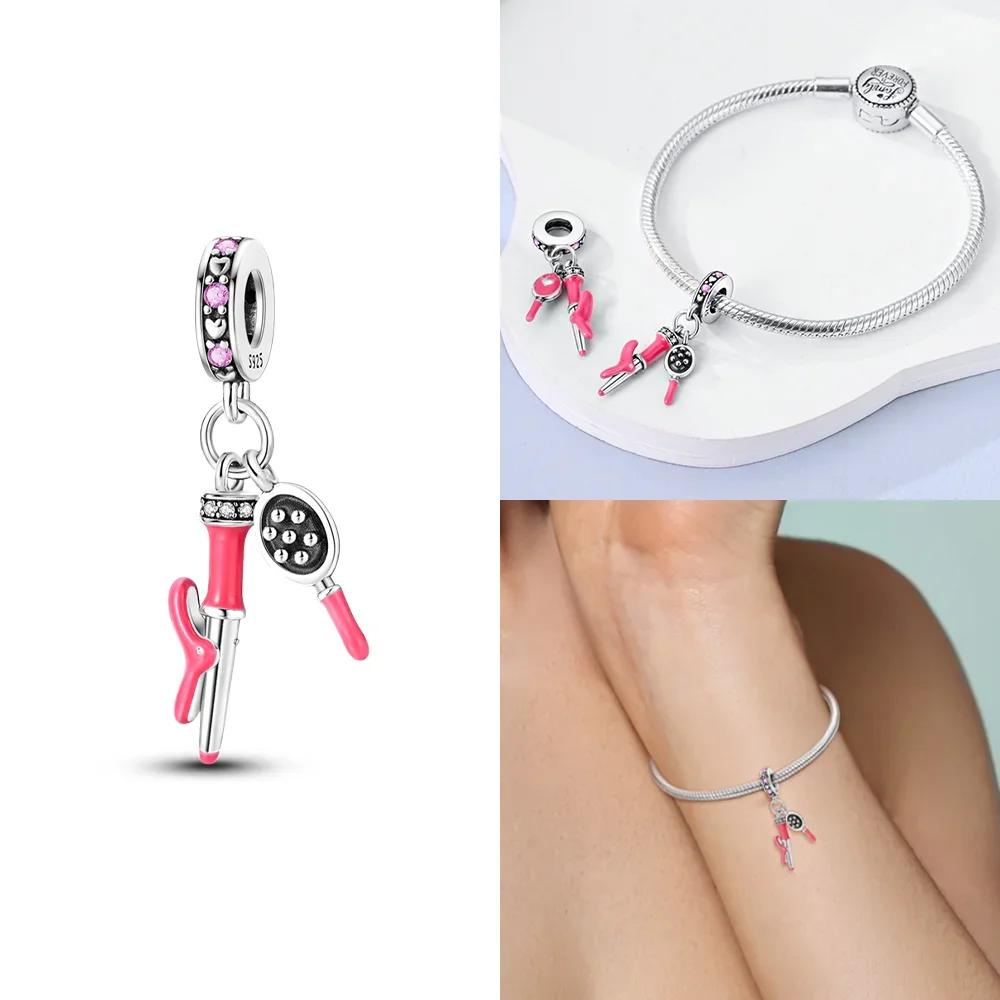Original Envelope Heart Snowflake Watch Magic Hatcopper Beads Charms Fit Bracelet Jewelry Women Diy Accessories Fine Gift