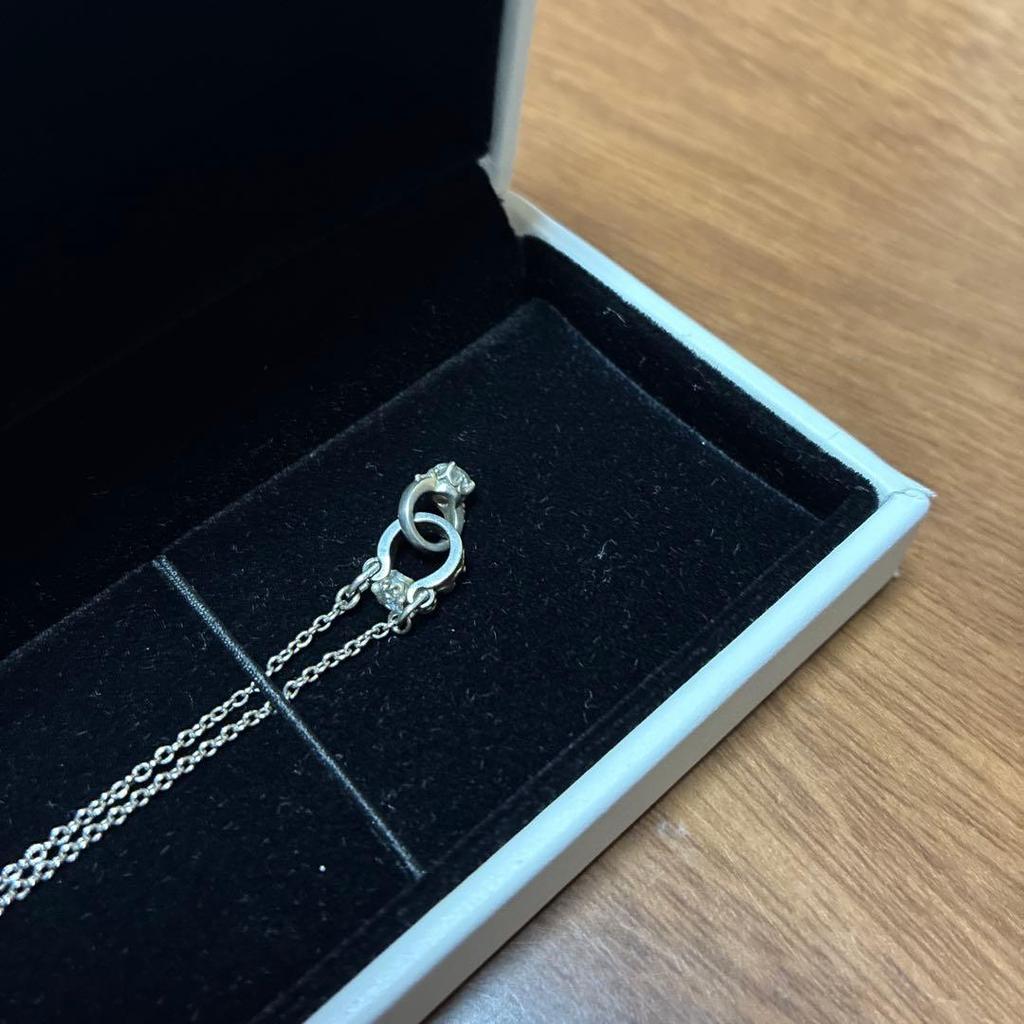 Used Justin Davis silver necklace