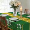 PE Material Graduation Tablecloth Wear-Resistant Waterproof Plastic Disposable Table Cover Graduation Cap Stars Design