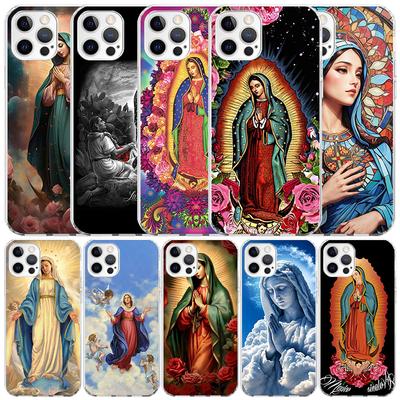Virgin De Guadalupe Virgen Mary Phone Case For IPhone 16 17 Air 16E 15 14 Plus 13 Mini 12 11 Pro Max 7 8 + SE 2020 Soft TPU Back