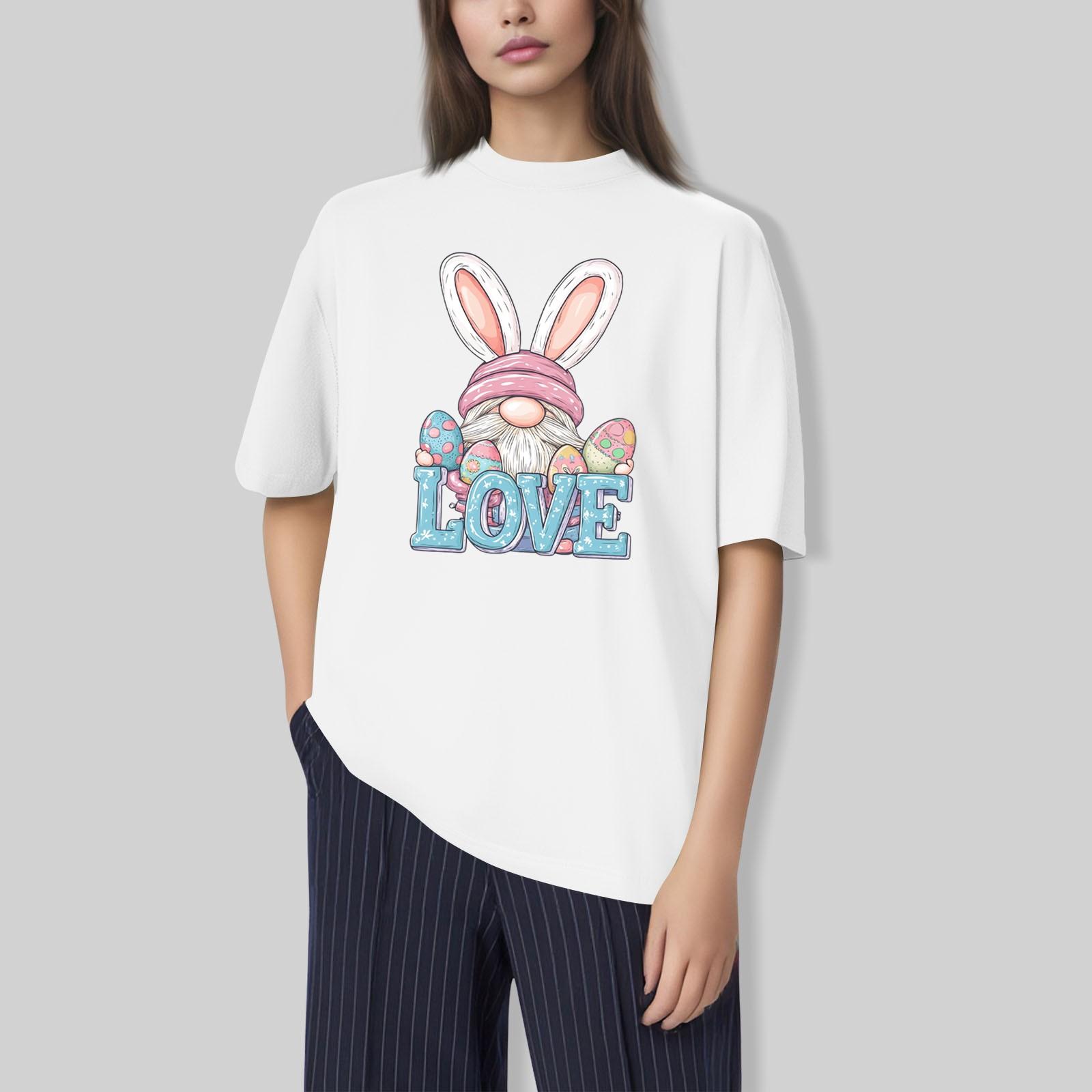 

Мужская и женская повседневная свободная футболка с принтом, круглый вырез, пуловер, топ с короткими рукавами L синий