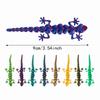 20Pcs Creative 3D Printed Gecko Model Lifelike Movable Joints Animal Model  Indoor Decoration
