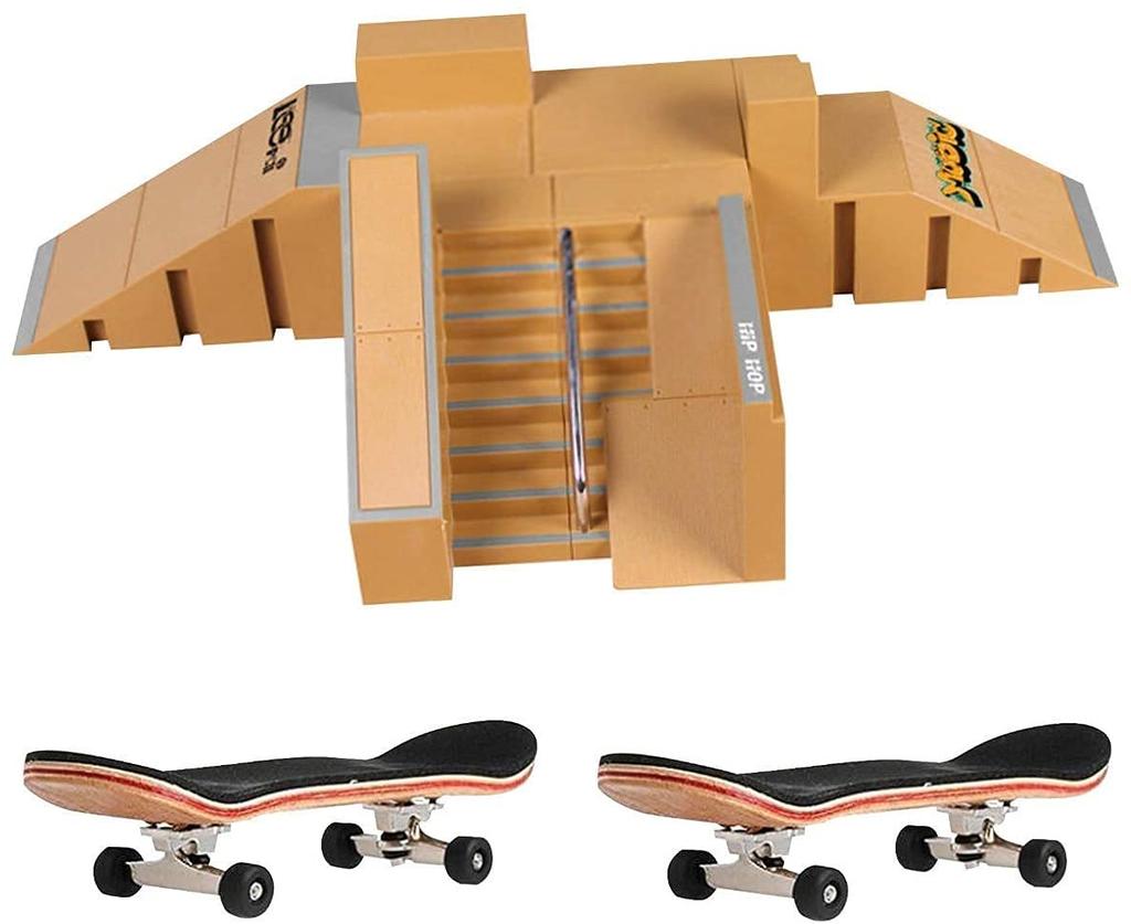 [TERA] Finger Skateboard se 2 kusy, Sada Finger Skate Parku, Fingerboard, Finger Skate Park, Finger Skateboard, 2dílná sada