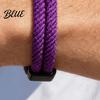 Adjustable Sports Bracelet Men Rope Braided Casual Solid Nylon Color
