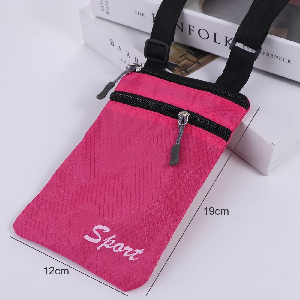 Soild Color Outdoor Fashion Small Simple Square Messenger Bag Storage Bag Mobile Phone Bag Letter