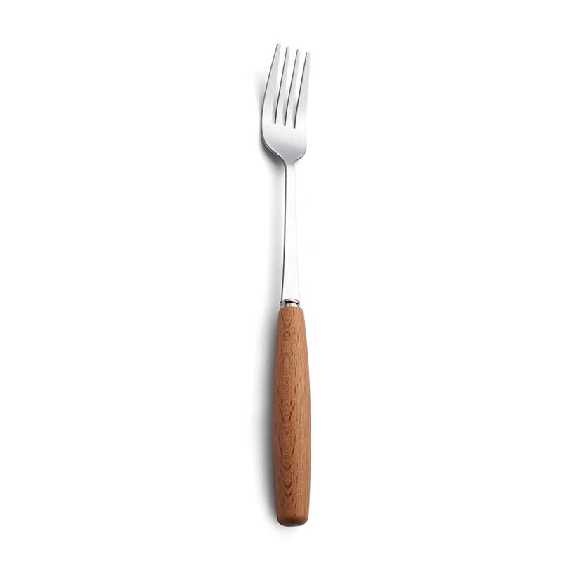 Abay Japanese Style Wooden Handle Stainless Steel Cutlery