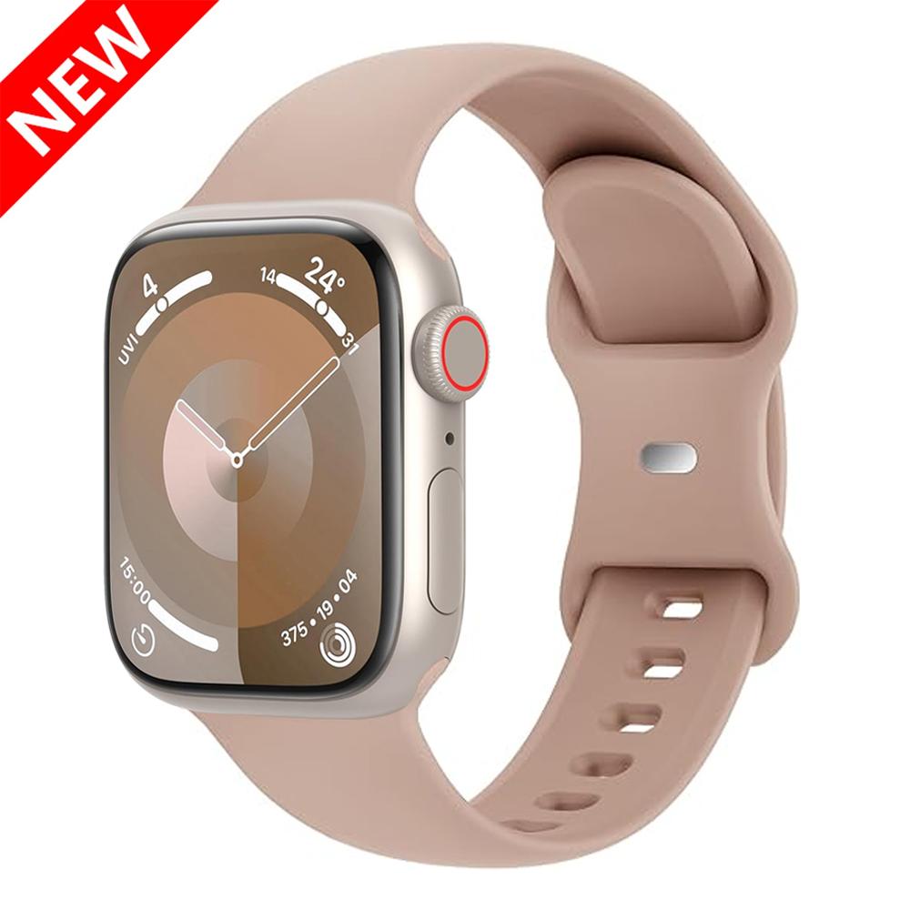 Silikonarmband für Apple Watch Band 45mm 44mm 41mm 40mm 42mm 46mm ultra 49mm Sportarmband correa series 11 7 8 9 10 4 3 5 6 se