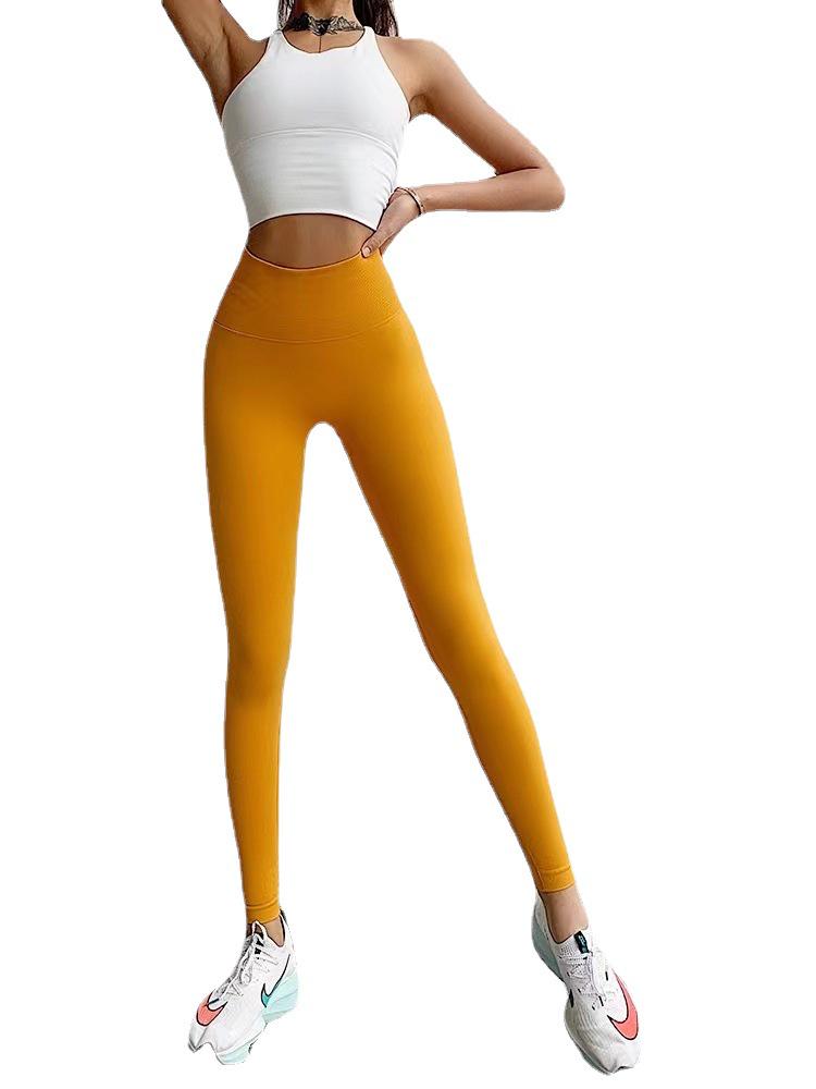 Women's Seamless High Waist Butt Lift Peach Yoga Pants - Quick Dry, Tight, Elastic Fitness & Running Leggings