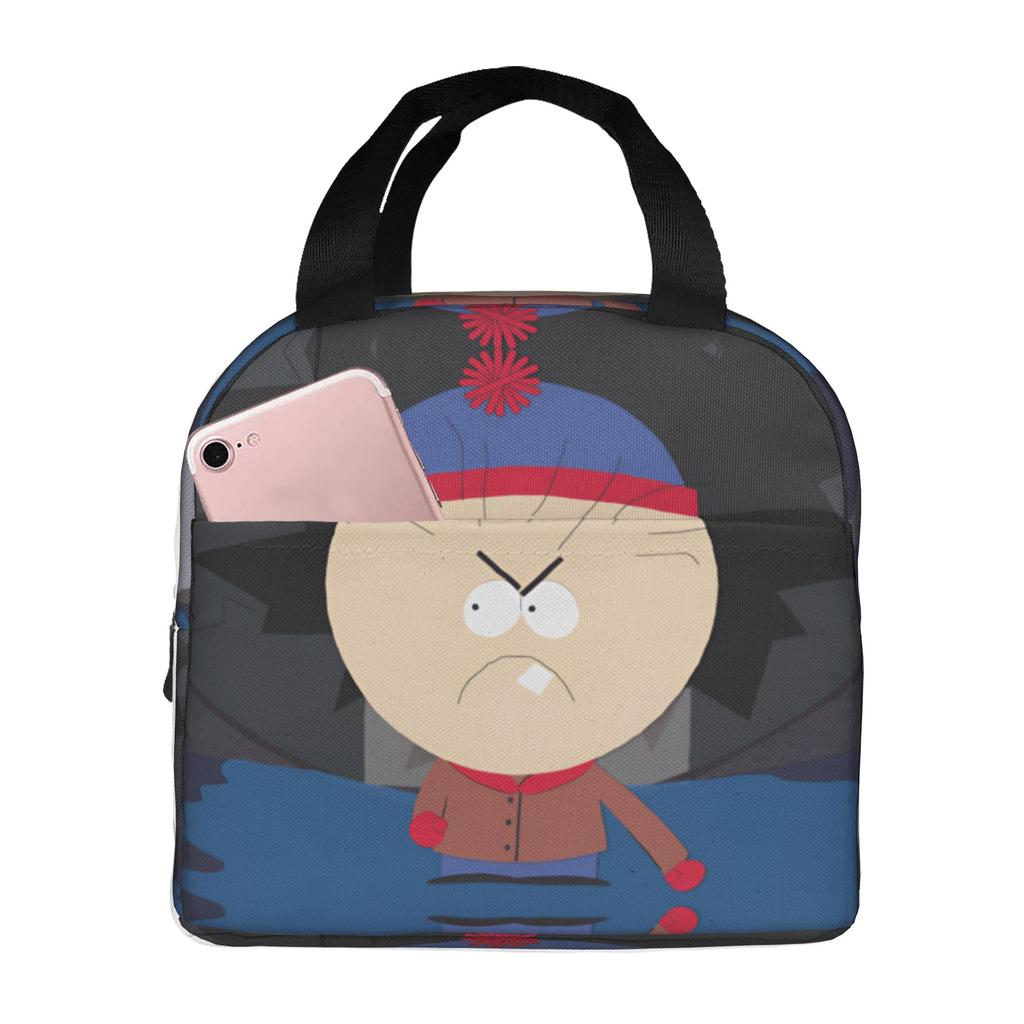 Custom Southes Anime Erics Insulated Lunch Tote Bag for Women Men Cartoon Portable Cooler Thermal Food Lunch Box School