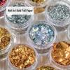 Ultra-Thin Iridescent Gold & Silver Nail Foil Fragments