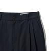 HISHANDER Two Pleats Tapered Pants