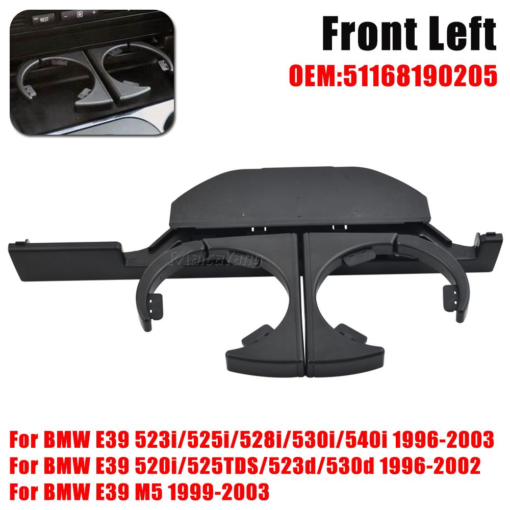 

New Front Left Right Rear Car Drink Holder Cup Holder For BMW E39 5-Series 1996 1997 1998 1999 2000 2001 2002 2003 51168190205 Driver Left