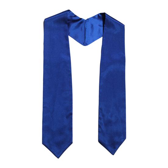 Graduation Stole Super Soft Vibrant Color Faux Silk Unisex Adult Graduation Honor Stole for Students