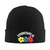 Venezuela Hibiscus Flag Bonnet Hats Knit Hat Men Women Trendy Elastic Beanie Hats Winter Outdoor Sport Printed Cap