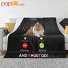 My Guinea Pig Is Calling And I Must Go Funny Humor Animal Ultra-Soft Blanket Quilt Winter Sofa Cover Bed Covers