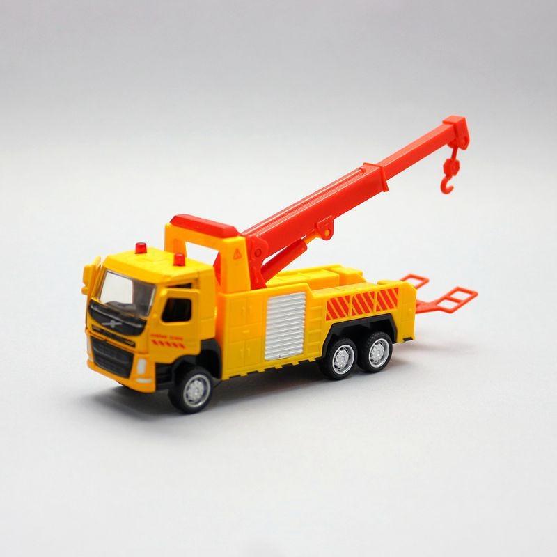 Model Car Alloy Rescue Crane Vehicle With Door Opening Design For Childrens Gift