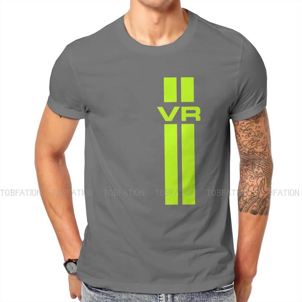 Moto Gp Rossi Vr Koszulka Klasyczny Graficzny Nastolatek Letnia Luźna Bawełniana Męskie Koszulki Harajuku Z Okrągłym Dekoltem Koszulka