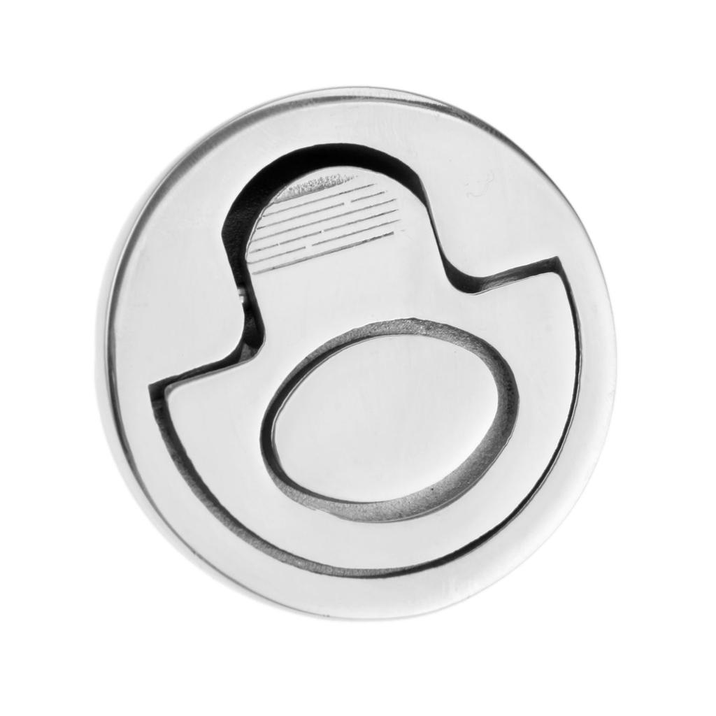 1pc Yacht Boat Cabin Recessed Flush Pull Lift Handle Ring Round Hatch Latch Floor Buckle Marine 316 Stainless Steel Yacht Locker
