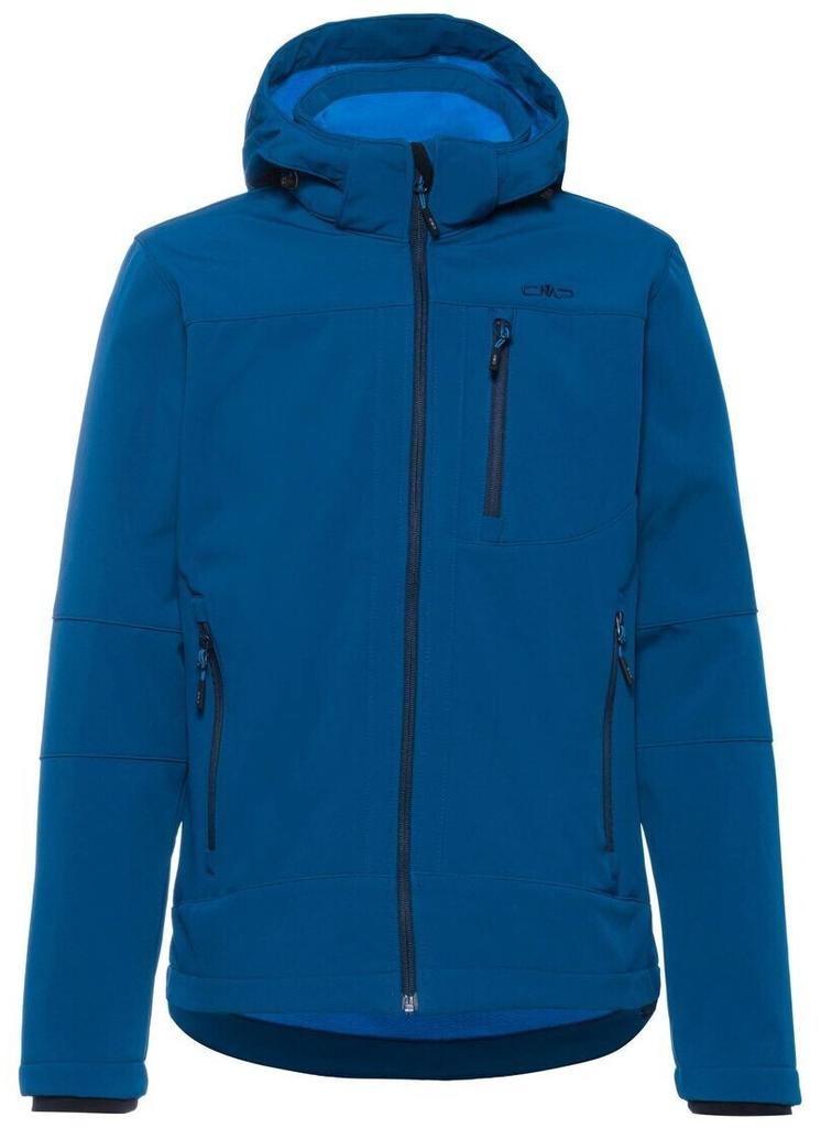 Куртка CMP мужская софтшелл с отстегивающимся капюшоном (3A01787N) бензин L931
